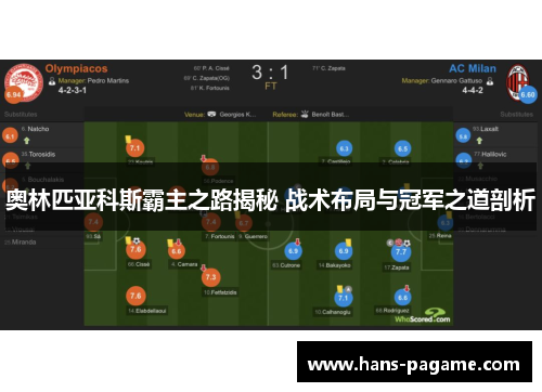 奥林匹亚科斯霸主之路揭秘 战术布局与冠军之道剖析