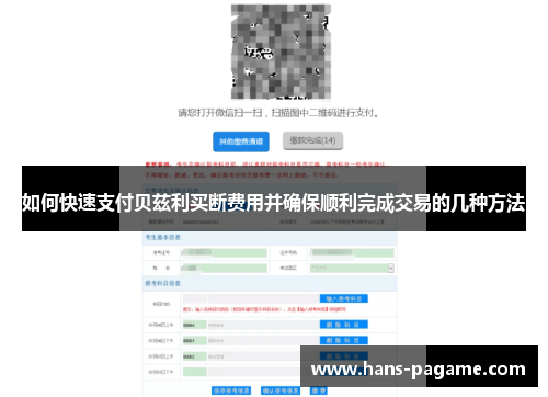如何快速支付贝兹利买断费用并确保顺利完成交易的几种方法